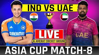 Live India vs United Arab Emirates Emerging Asia Cup Match8  Today Live Cricket Match Ind vs Uae [upl. by Burack]