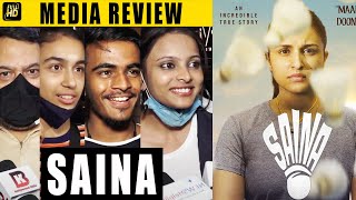 Saina Movie MEDIA REVIEW Parineeti Chopra Manav Kaul Film Review [upl. by Aihsoj470]