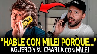 KUN AGÜERO habló de su LLAMADO con MILEI y LIQUIDO a PERIODISTAS K [upl. by Ellerahc]