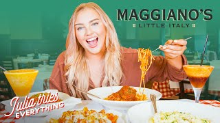 Maggianos Little Italy Restaurant Tour amp Review Nationwide lunch italianrestaurant bocaraton fl [upl. by Ailaza]