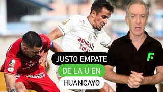 Justo empate de la U en Huancayo [upl. by Nnahgaem]