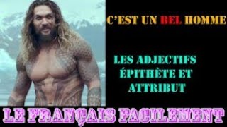 Les adjectifs épithète et attribut [upl. by Frydman758]