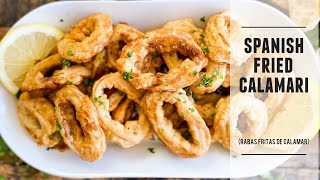 The BEST Fried Calamari of your LIFE  Recipe from Bilbao Spain [upl. by Juana]