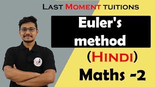 Eulers method  Solved Example  Engineering Maths 2 in Hindi [upl. by Norrag]