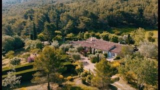 Somptueuse Propriété au pied de la Sainte Victoire à AixenProvence [upl. by Verras598]