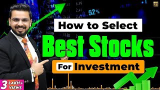 How to Select Best Shares for Investment  How to Create Best Stocks Portfolio  Share Market [upl. by Airdnal]