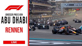 Großer Preis von Abu Dhabi Das Rennen  Formel 1 Live Watchparty [upl. by Lachance]