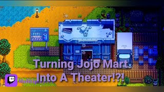 Turning Jojo Mart Into A Theater In Stardew Valley [upl. by Emmeram585]