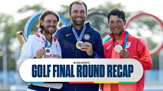 Scottie Scheffler Wins GOLD MEDAL In Mens Olympic Golf I CBS Sports [upl. by Steddman]