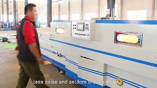 ZICAR Woodworking wooden pvc wood laminating vacuum membrane press machine TM2480E [upl. by Huff756]