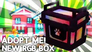 How To Get RGB Box In Adopt Me Roblox Adopt Me RGB Pets Task Board Update [upl. by Alrahc]