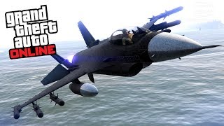 GTA Online  P996 Lazer Smugglers Run Update [upl. by Anirbus42]