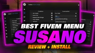 SUSANO BEST FiveM PVP Menu  FULL GUIDE  Tgmodzcom [upl. by Caton]