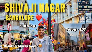 Shivaji Nagar Bangalore 😍  walking in streets of shivaji nagar market [upl. by Sion]