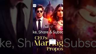 Flash Marriage 😱 Mayra ne ki Ishan se flash Marriage ✨ ceosmarriageproposal part1storyshortvideo [upl. by Htebazie]