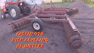 International Harvester 490 disk leveling links caseih [upl. by Aziul]