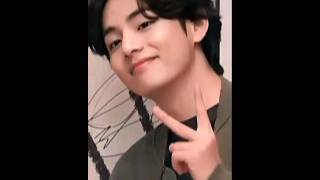 Taehyung hair cut for military trending short video bts ki duniya [upl. by Brittney203]