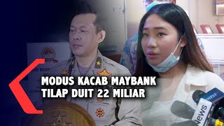 Polri Bongkar Modus Kepala Cabang Maybank Tilap Duit Winda Lunardi [upl. by Edison755]