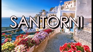 Thera quotFiraquot Santorini Greece 4K [upl. by Akerdnuhs]