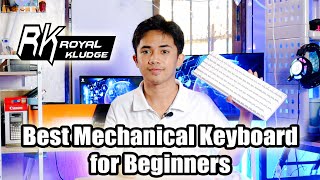 ROYAL KLUDGE RK 100 UNBOXING AND REVIEW  BEST MECHANICAL KEYBOARD FOR BEGINNERS [upl. by Marcelia]