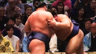 Aki Basho 2024 Day 9 Hiradoumi vs Hoshoryu [upl. by Rosalia943]