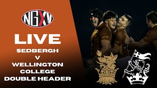 LIVE RUGBY SEDBERGH vs WELLINGTON COLLEGE  SCHOOLS RUGBY DOUBLE HEADER [upl. by Seidnac]