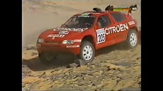 1993 Pharaohs Rally Raid  Stage 6  Citroen ZX  Mitsubishi Pajero  Eurosport [upl. by Rriocard]