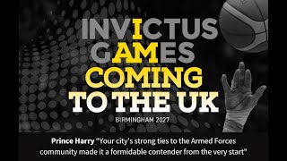 Invictus Games is coming to Birmingham 2027 [upl. by Lang]