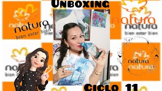 🤩Unboxing Ciclo 11🌟Kaiak O2Macadamiafranjaspreventa 💫cambios en Natura y más 🤗 [upl. by Leehar]