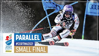 Worley vs Moltzan  Small Final  Womens Parallel  2021 FIS World Alpine Ski Championships [upl. by Dorette231]