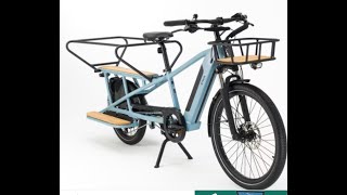 VELOCARGO R500 E di Decathlon una cargo bike a pedalata assistita ideale per portare bambini [upl. by Sherry]