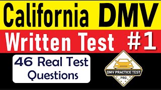 2024 CALIFORNIA DMV WRITTEN TEST 1  DMV Senior Written Test  California DMV Practice Test 2024 [upl. by Natica]