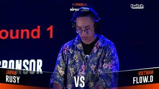 RUSY VS FLOW D｜Asia Beatbox Championship 2018 Loopstation Battle [upl. by Nylhsa]