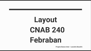 Demonstração CNAB 240  Macro VBA Geradora de Remessas layout Febraban [upl. by Poulter]