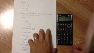 Tutorial on how to use HP 35s solving dry density void ratio porosity amp degree of saturation [upl. by Sarajane]