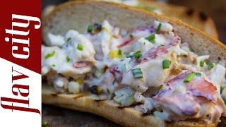 Grilled Lobster Roll  Quick amp Easy Lobster Recipe [upl. by Rovelli]