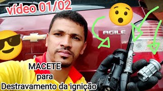 Ignição Travada agile montana onix corsa prisma GM Parte 01 de 02 vídeo 2 na descrição 👇 [upl. by Aihtela]