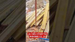 JA I MÓJ STARY NA BUDOWIE CZ 29 bricklayer funnyvideo trending śmieszne funnyshorts praca [upl. by Anelliw]