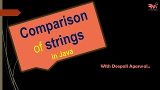 39 Comparison of Strings  compareTo equals equalsIgnoreCase Methods  CORE JAVA  Hindi [upl. by Aurelio36]