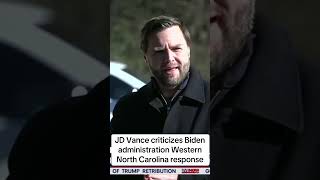 JD Vance speaks in North Carolina about disaster response [upl. by Ydwor]