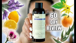 KLAIRS SUPPLE PREPARATION FACIAL TONER  Things You MUST Know  60 Day Review [upl. by Ehcadroj168]