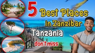 5 top best places to visit in Zanzibar Tanzania  you must visit [upl. by Varick156]