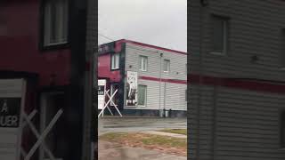 Gatineau Quebec Canada Flags River Houses Road Rainy Day at Gatineau Quebec Canada 🍁 🇨🇦 [upl. by Kristianson]