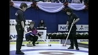 1997 Canadian Olympic Curling Trials Womens Championship Final  Schmirler vs Kleibrink [upl. by Alfie]