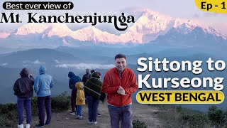 EP  1 Sittong to Kurseong West Bengal Ahal Dara View Point  Mt Kanchenjunga View Nepali Thali [upl. by Lexy]