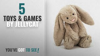 Top 10 Jellycat Toys amp Games 2018 Jellycat Bashful Beige Bunny Stuffed Animal Medium 12 inches [upl. by Atnaloj]