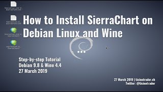 How to Install SierraChart on Linux Using Wine [upl. by Evangelist]