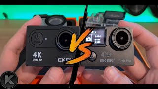 Eken H9R vs Eken H6s plusQual Devo Comprar TesteComparativo [upl. by Otto]