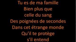 Génération Goldman  Famille Official Lyrics Video [upl. by Arytahs]