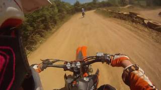 Helmet cam Neuville aux joutes motocross France Gopro HD [upl. by Bertine]